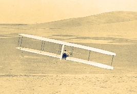 Wright glider. Foto: Wright bros.
